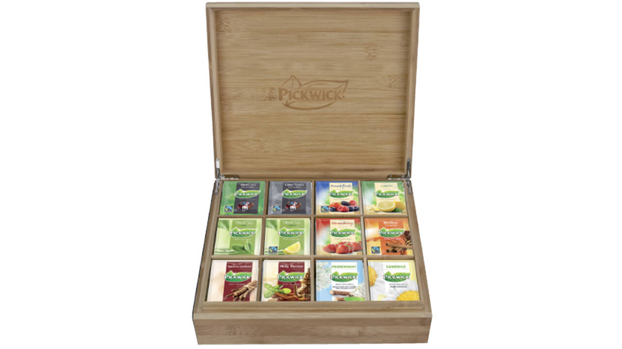 Theekist Pickwick inclusief 12 smaken thee