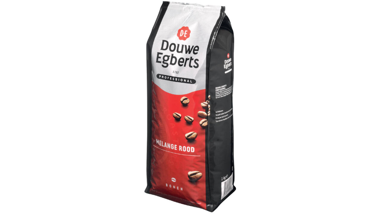 Koffie Douwe Egberts bonen Melange Rood 1kg
