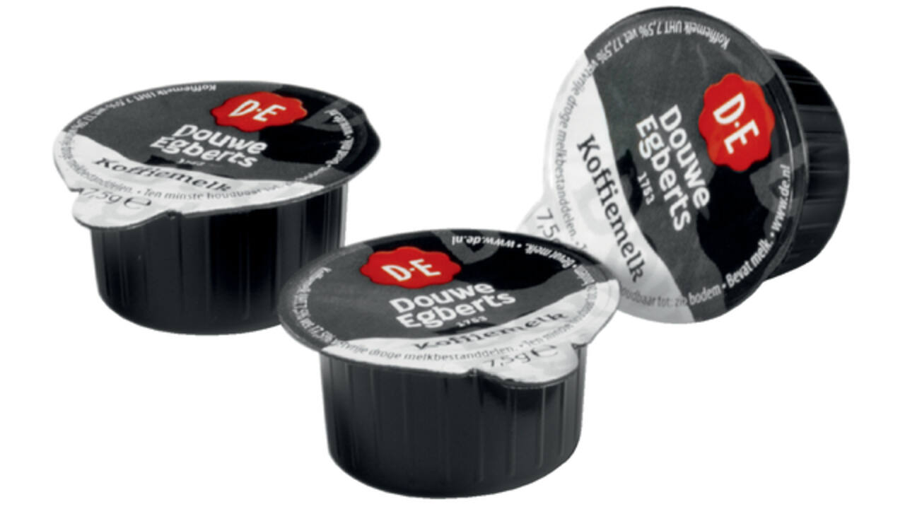 Koffiemelkcups Douwe Egberts halfroom 240x7.5gr