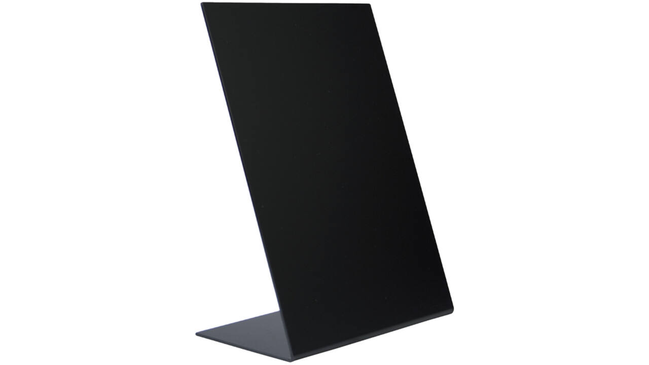 Krijtbord Securit A5 L-bord verticaal