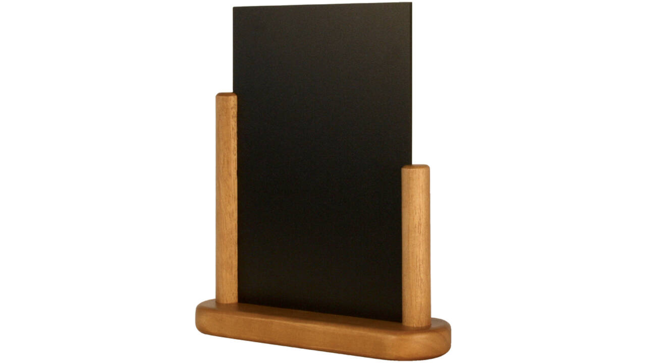 Krijtbord Securit 23x20x6cm teak hout