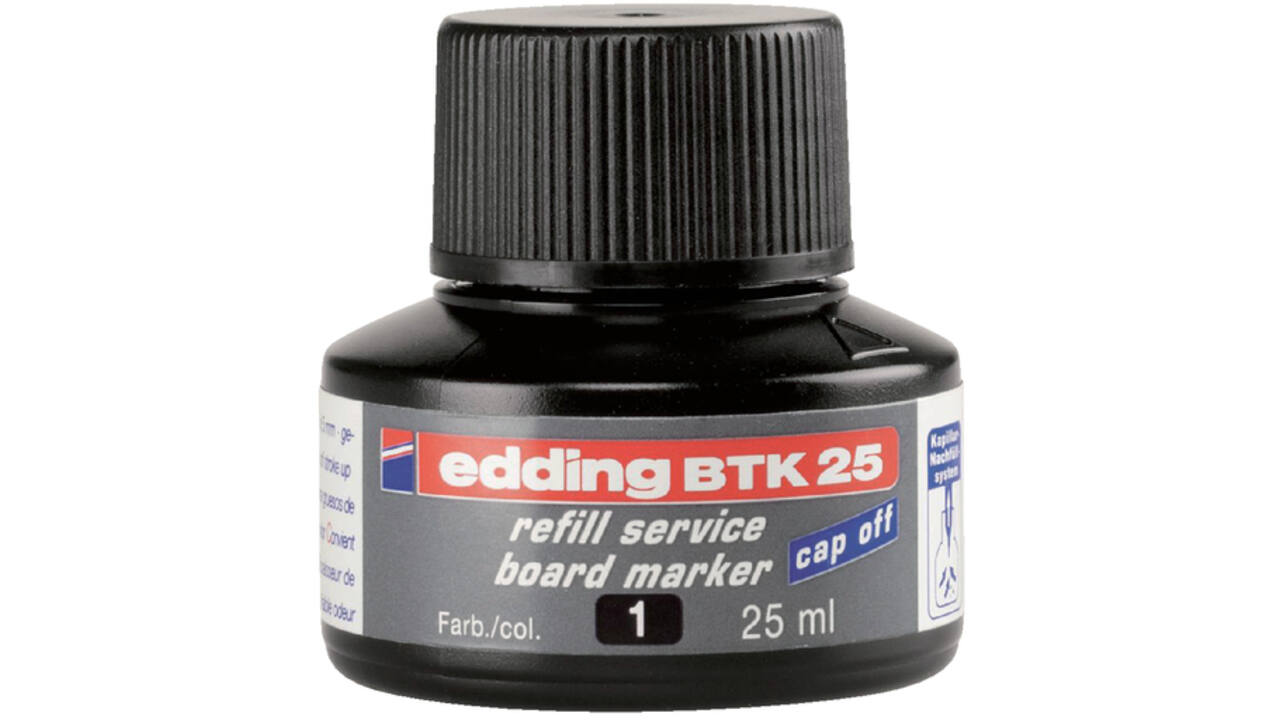 Viltstiftinkt edding BTK25 voor whiteboard zwart