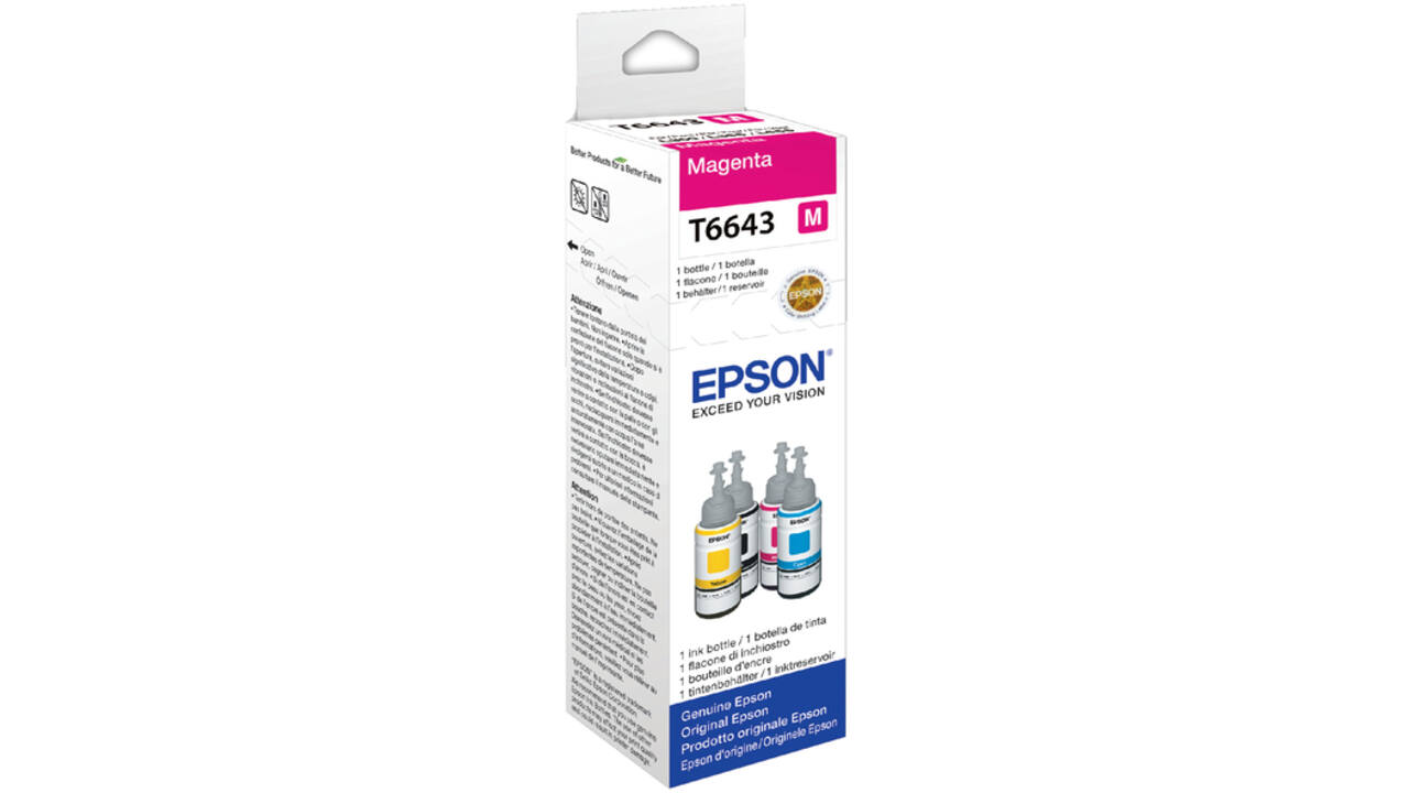 Navulinkt Epson T6643 rood