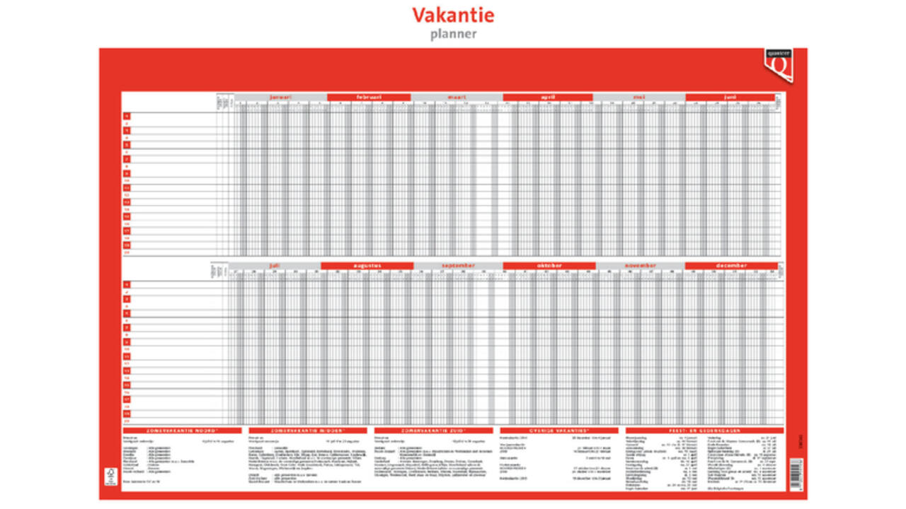 Vakantieplanner 2026 Quantore