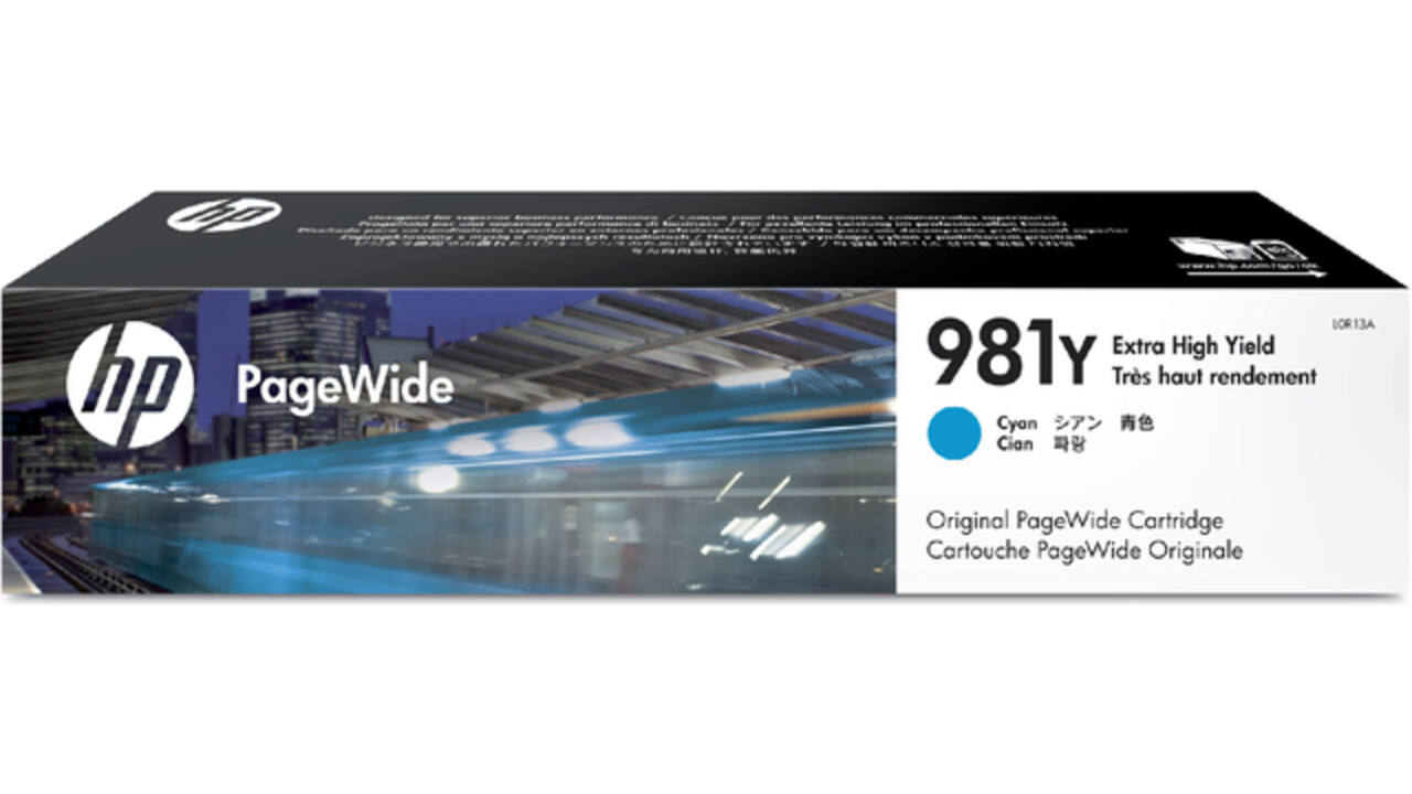Inktcartridge HP L0R13A 981Y blauw