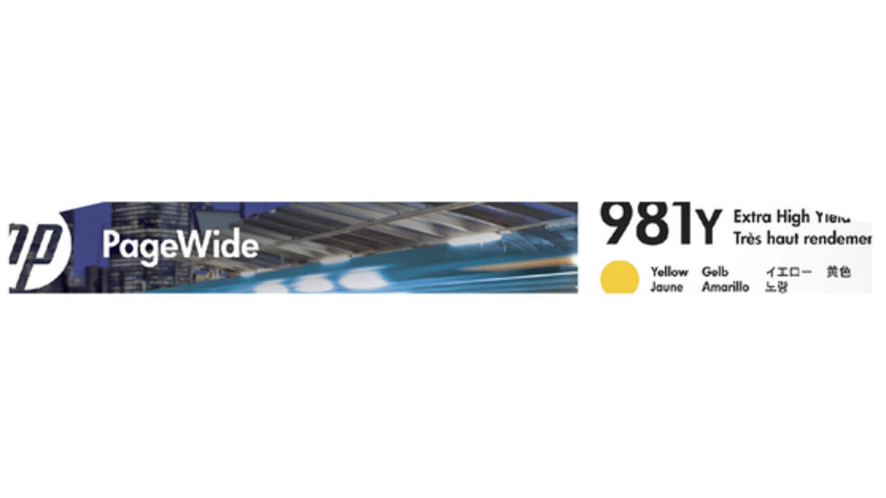 Inktcartridge HP L0R15A 981Y geel