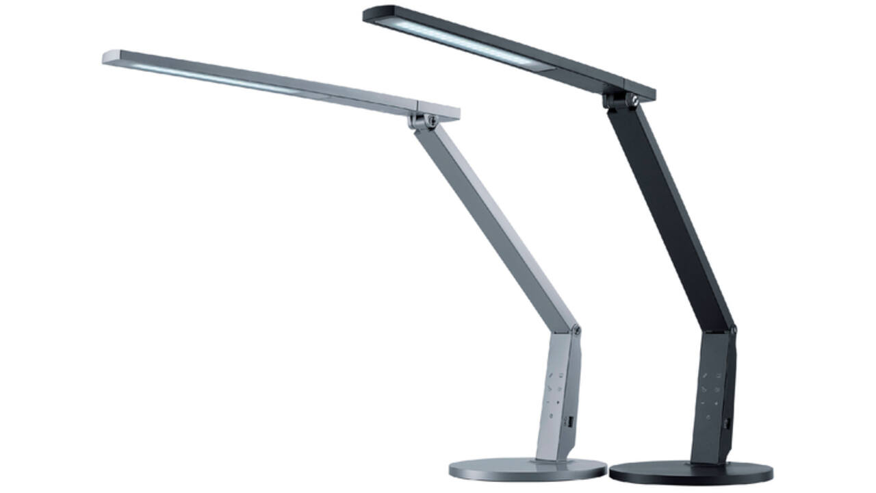 Bureaulamp Hansa led Vario Plus zilvergrijs