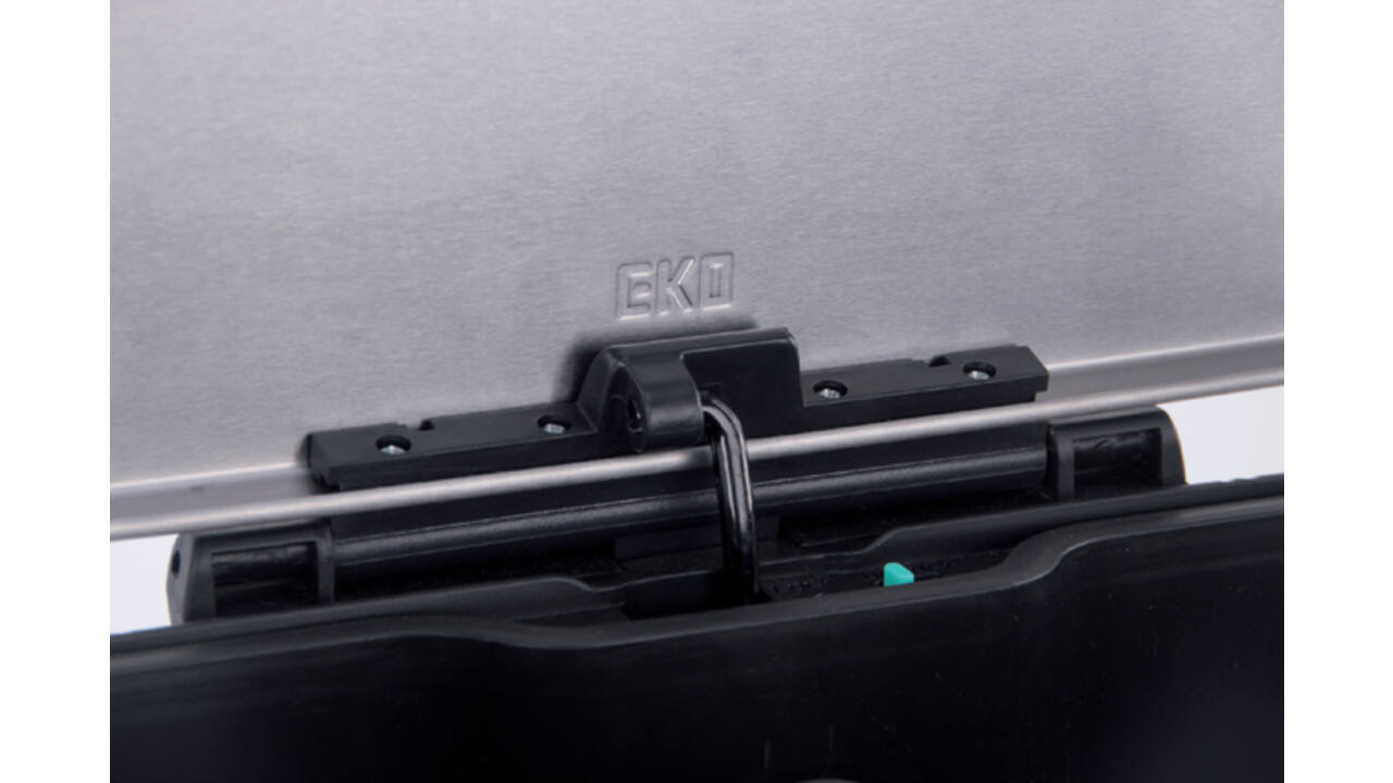 Afvalbak EKO E-Cube pedaalemmer 20liter RVS