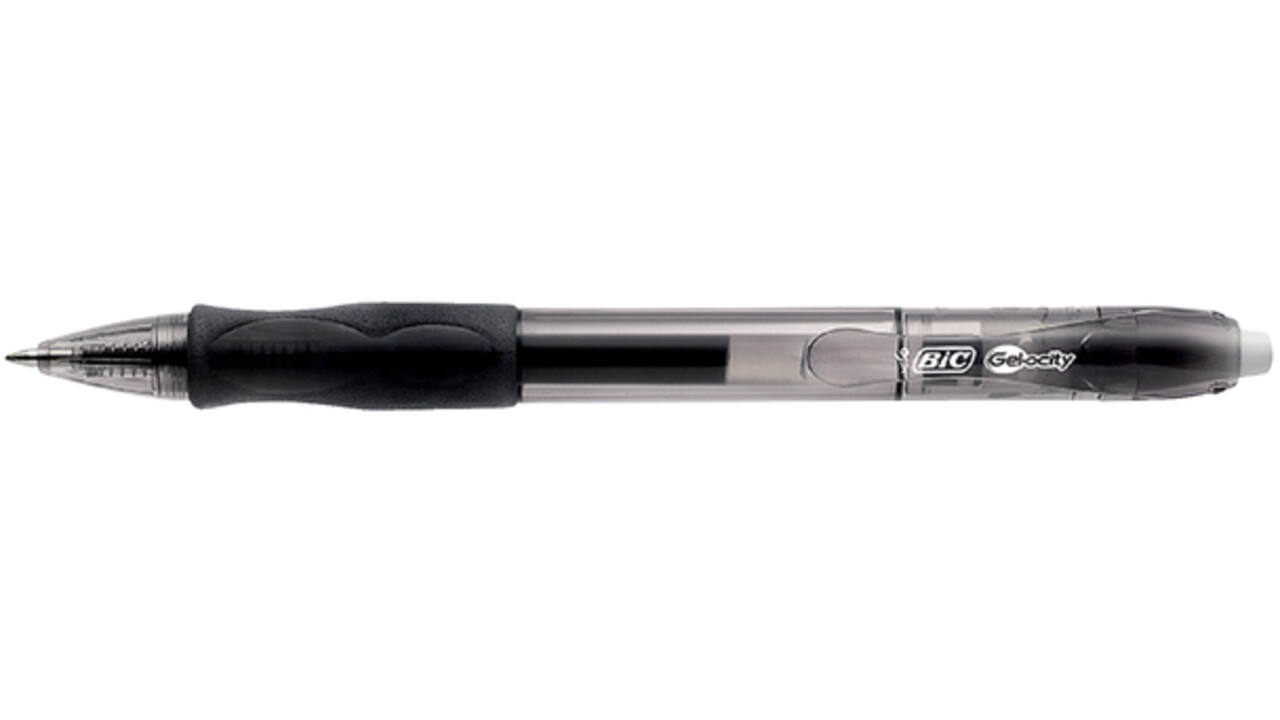 Gelschrijver Bic Gel-ocity medium zwart