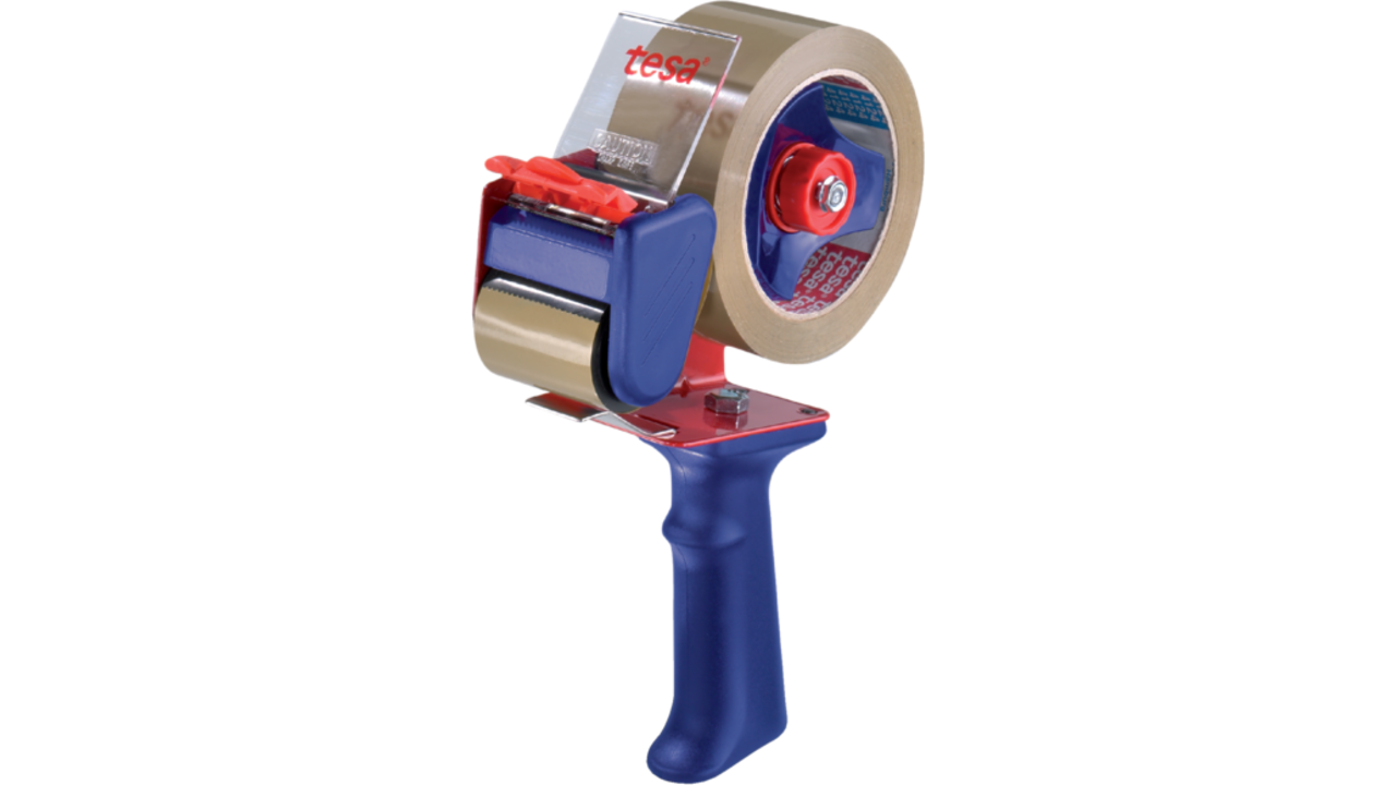 Handdozensluiter Tesa met 2 rollen 66mx50mm transparant