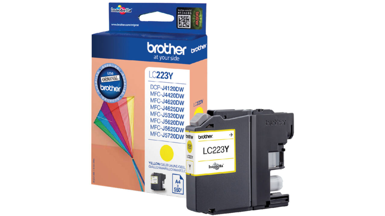 Inktcartridge Brother LC-223Y geel