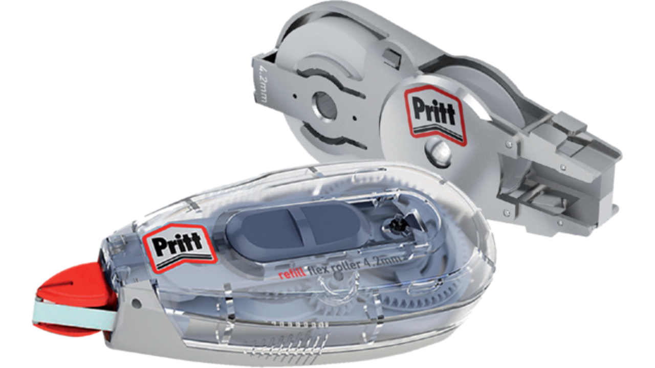 Correctieroller Pritt 4.2mmx12m flex navulbaar doos à 12+4 gratis