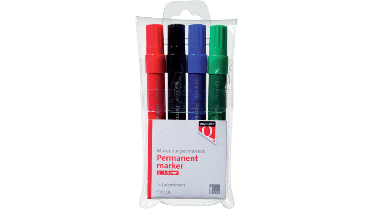 Permanent marker Quantore rond 1-1.5mm assorti