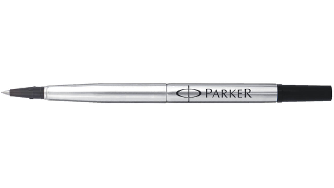 Rollerpenvulling Parker Quink fijn zwart