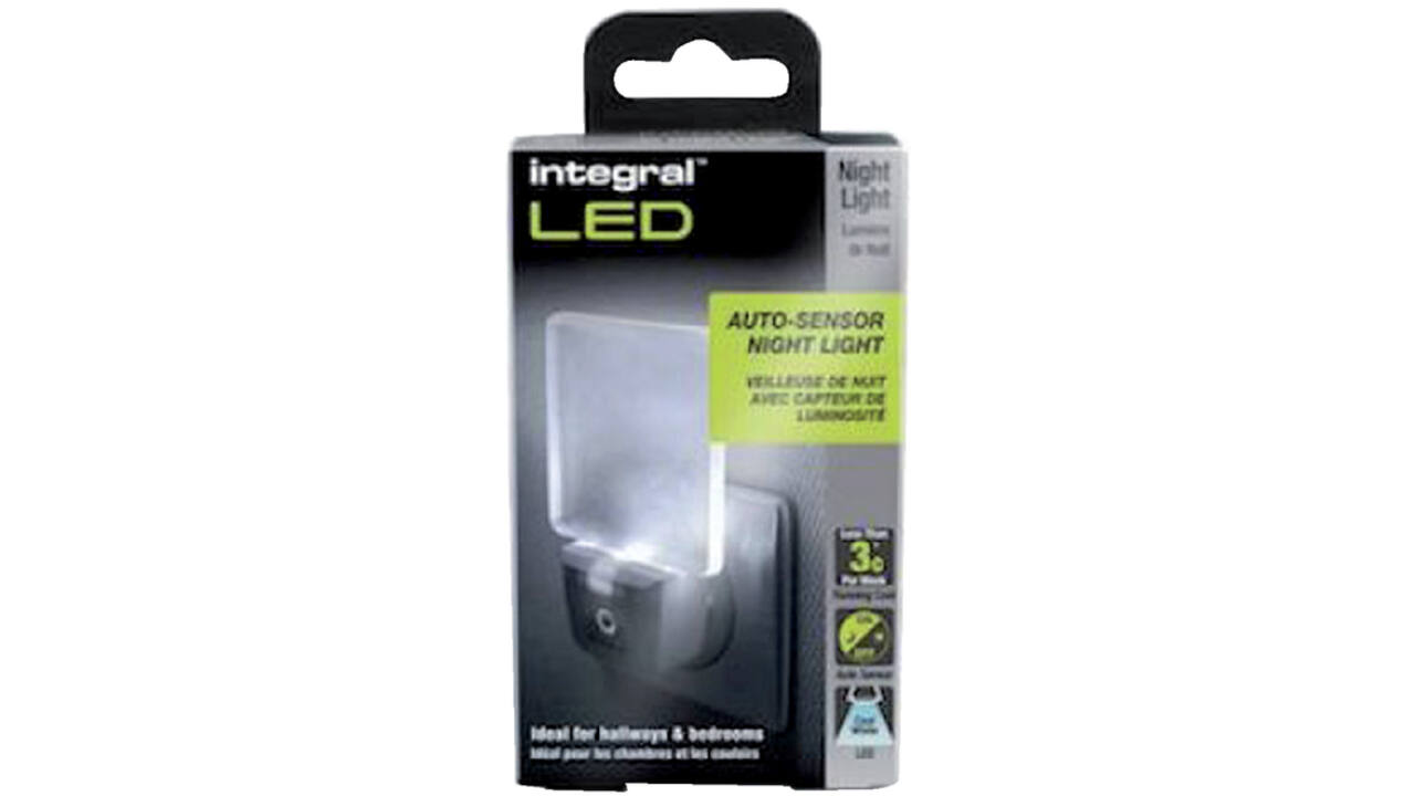 Led nachtlamp Integral 4000K koel wit 0.6W 20lumen sensor