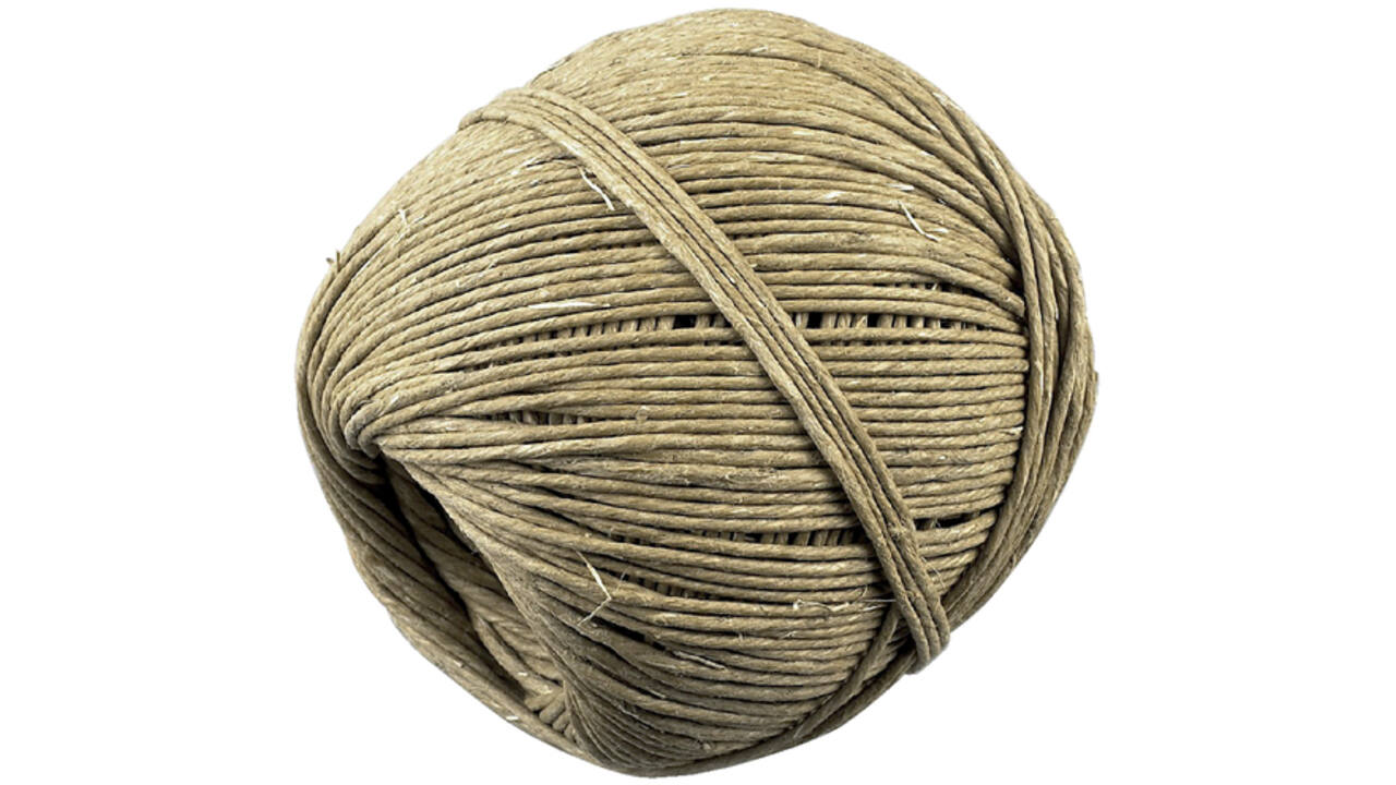 Henneptouw Muller 2-draads 100 gram ca 100 meter