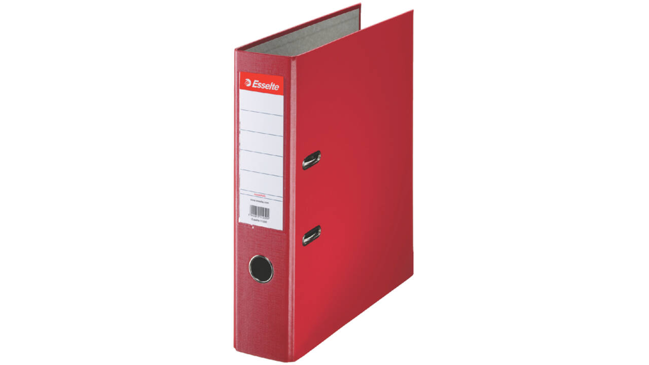 Ordner Esselte Essentials 75mm PP A4 rood