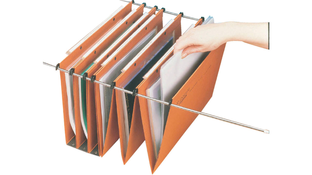 Hangmap Esselte Orgarex Kori 396x245 verticaal V-bodem oranje