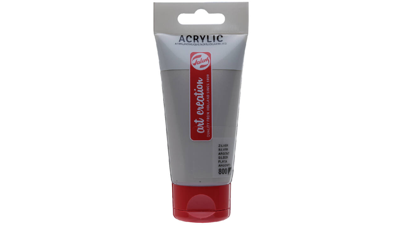 Acrylverf Talens Art Creation 800 zilver tube à 75ml