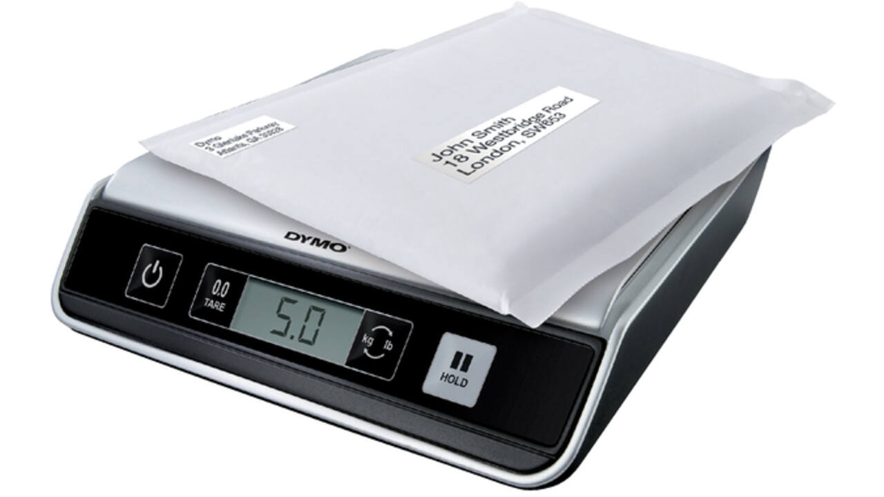 Pakketweger Dymo M10 digitaal tot 10 kilogram zilver/zwart