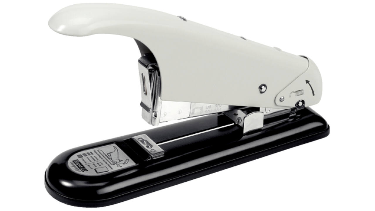Nietmachine Rapid Retro HD9 heavy duty 110 vel wit/zwart