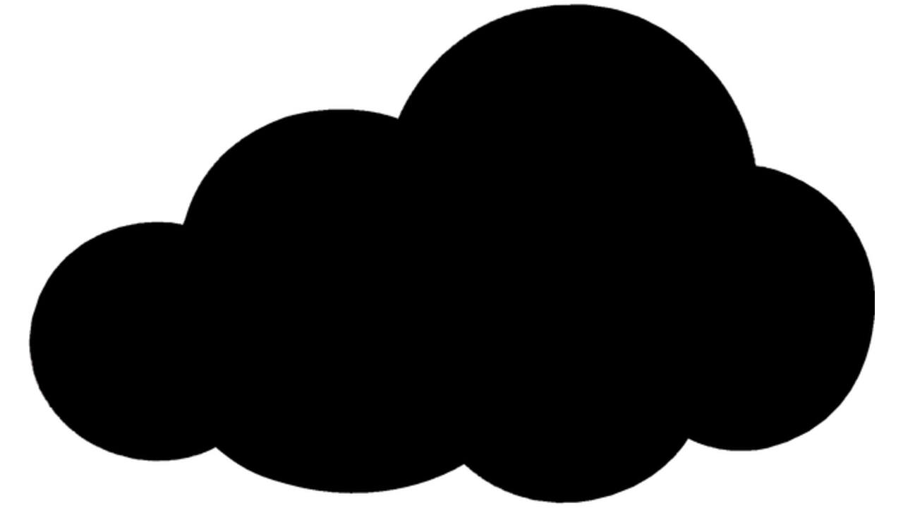 Krijtbord Securit wolk 48x29cm