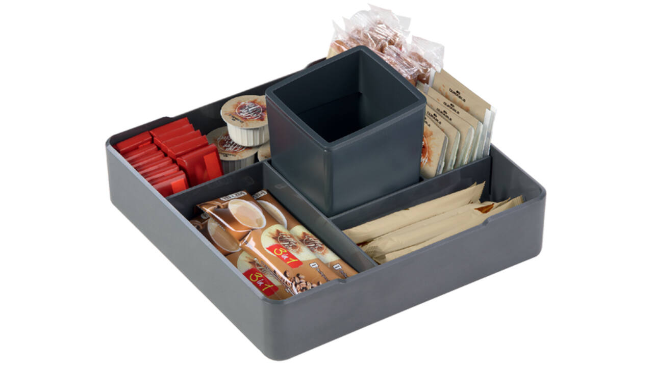 Afvalbak Durable Coffee Point antraciet