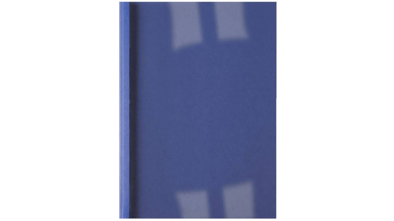 Thermische omslag GBC A4 1.5mm linnen donkerblauw 100stuks