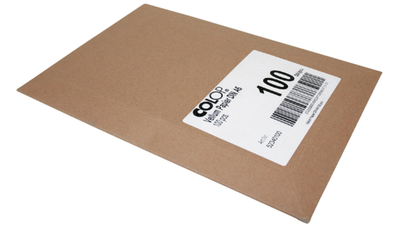 Papiervellen Colop EOS vellum A6 semi transparant