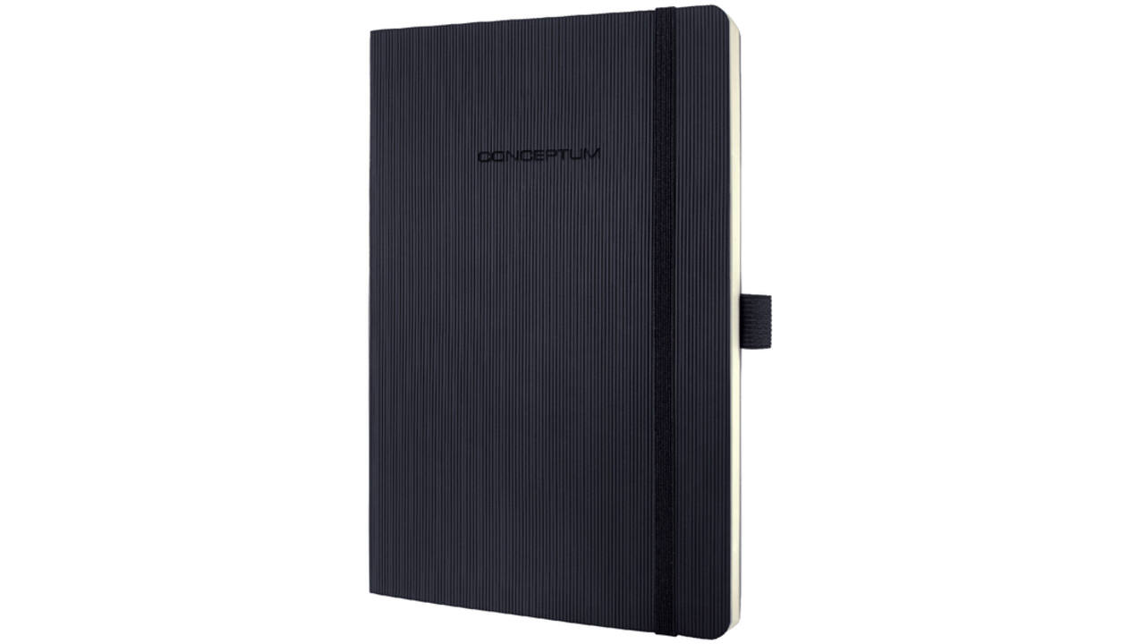 Notitieboek Sigel Conceptum Pure A5 194blz 80gr lijn zwart