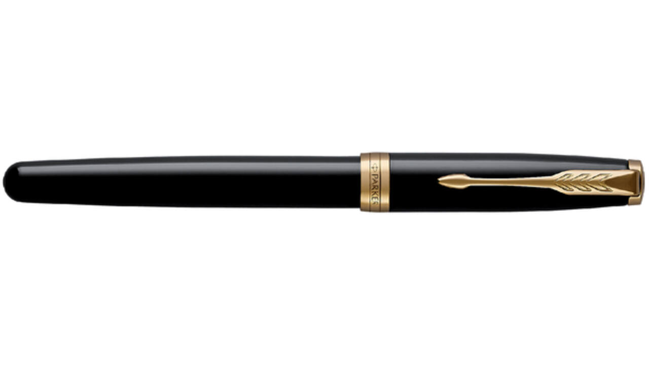 Vulpen Parker Sonnet black lacquer GT medium