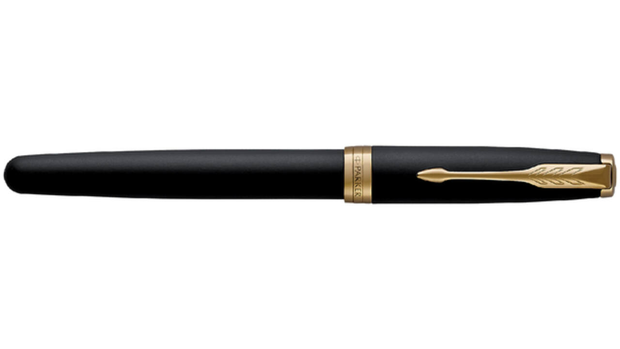 Vulpen Parker Sonnet matte black lacquer GT medium