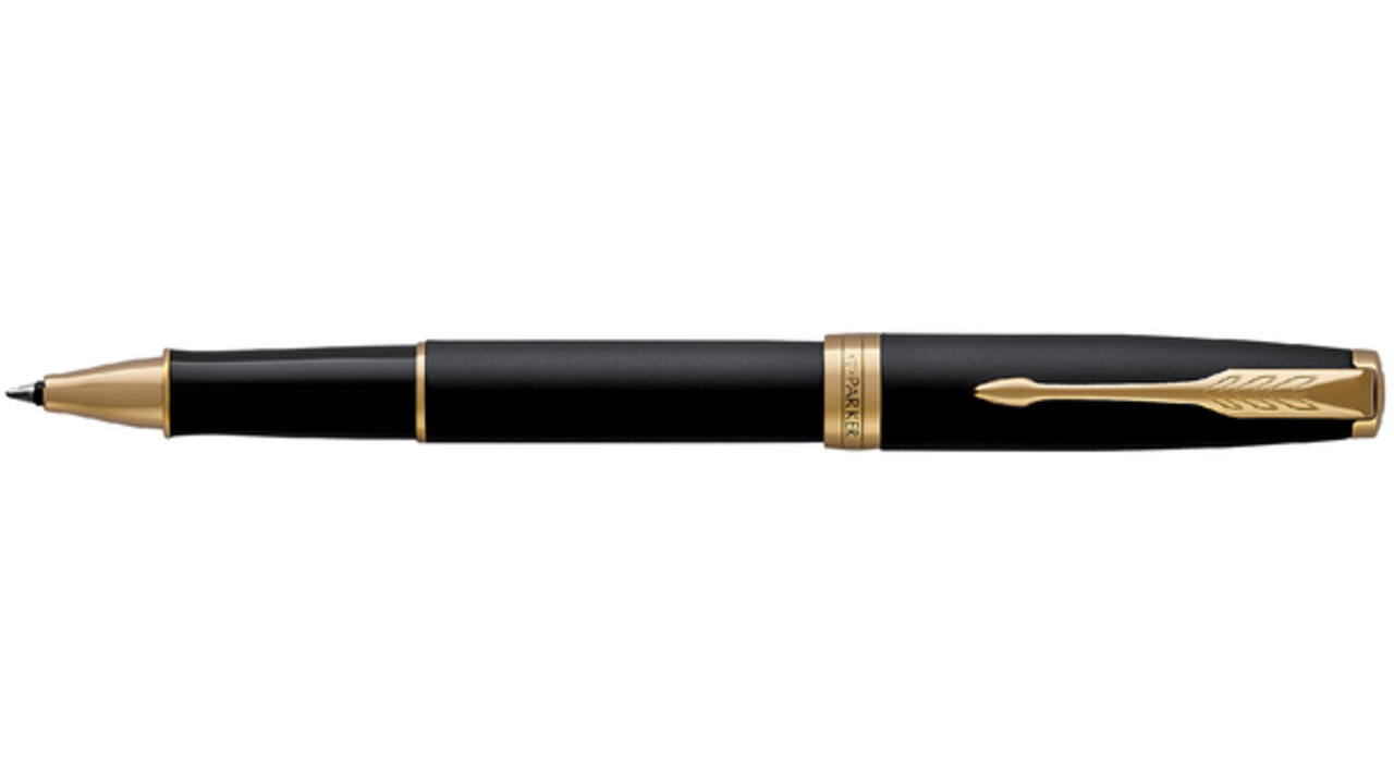 Rollerpen Parker Sonnet matte black GT fijn