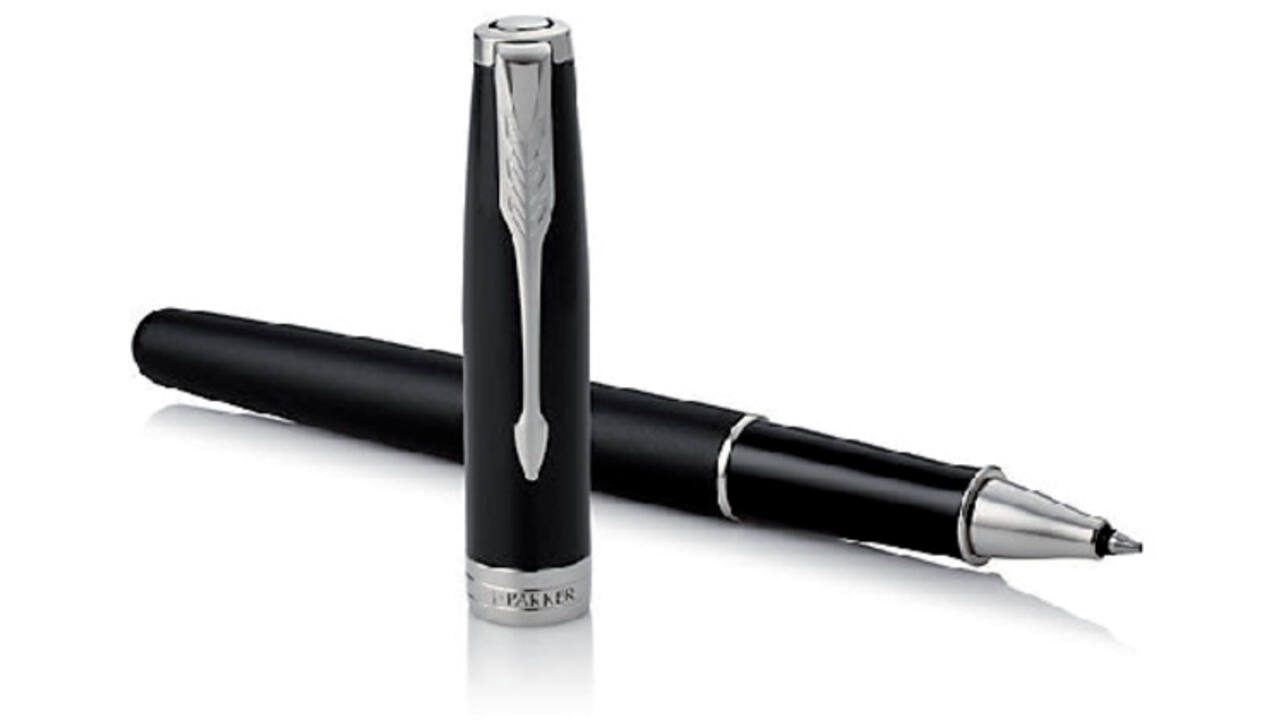 Rollerpen Parker Sonnet matte black CT fijn