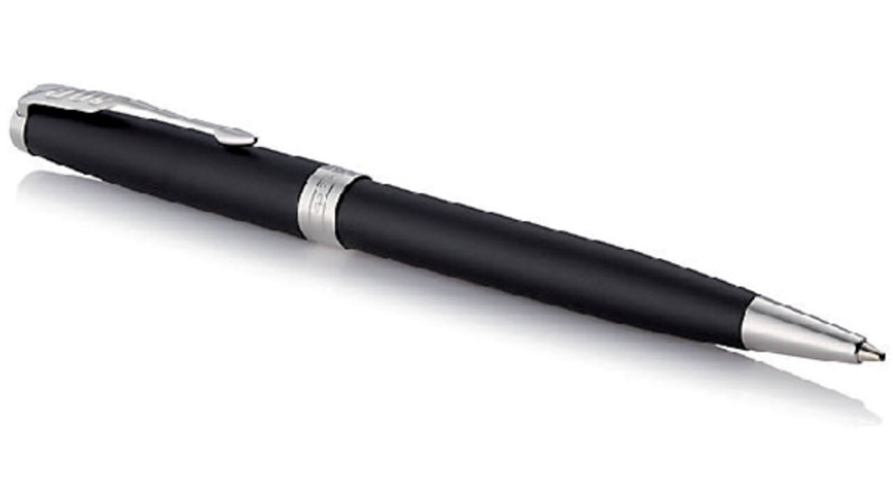 Balpen Parker Sonnet matte black lacquer CT medium