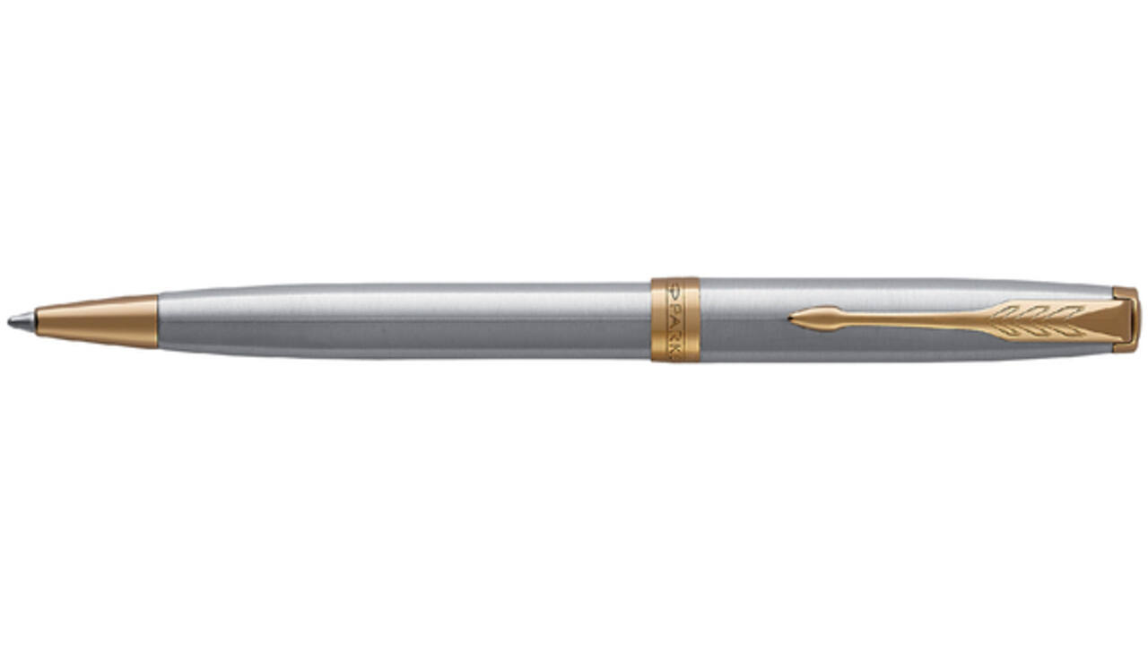 Balpen Parker Sonnet stainless steel GT medium