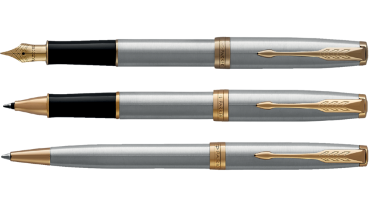 Rollerpen Parker Sonnet steel GT fijn