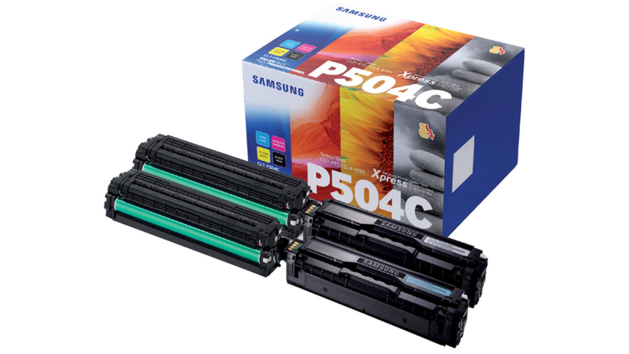 Tonercartridge Samsung CLT-P504C zwart + kleur