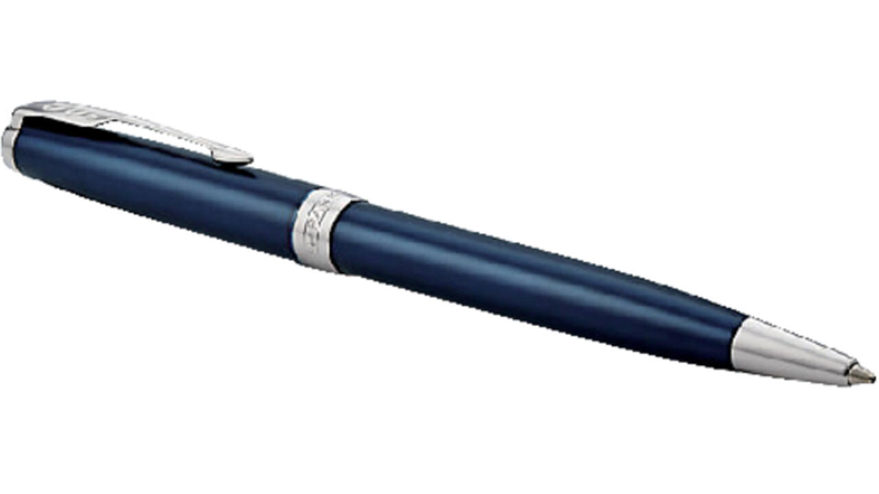 Balpen Parker Sonnet blue lacquer CT medium