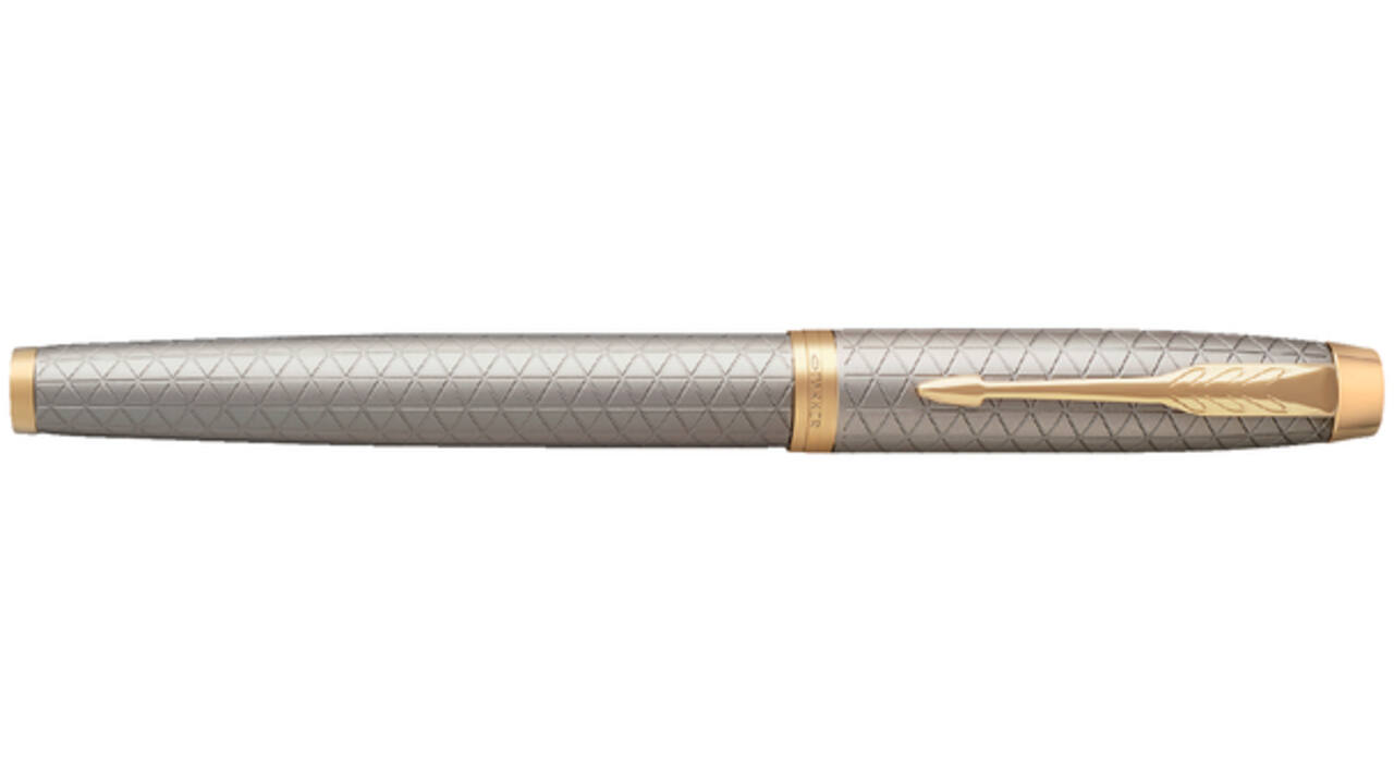 Rollerpen Parker IM Premium warm grey GT fijn