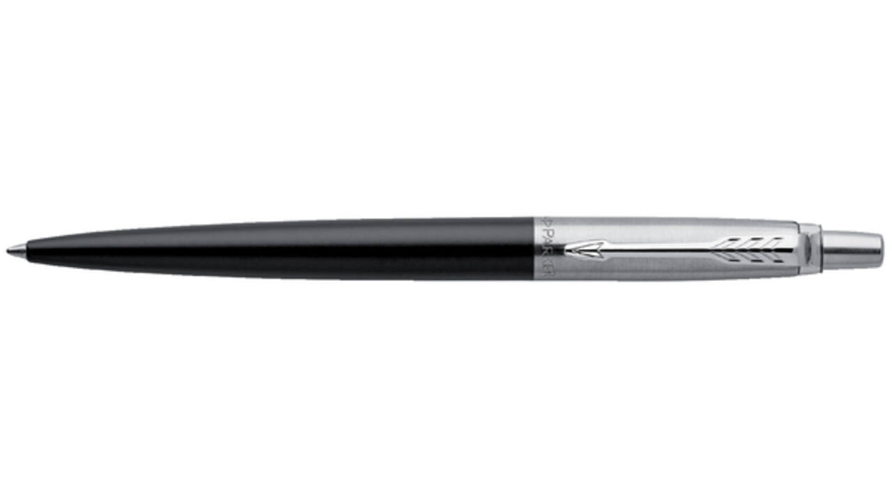 Balpen Parker Jotter Bond street black CT medium blister à 1 stuk