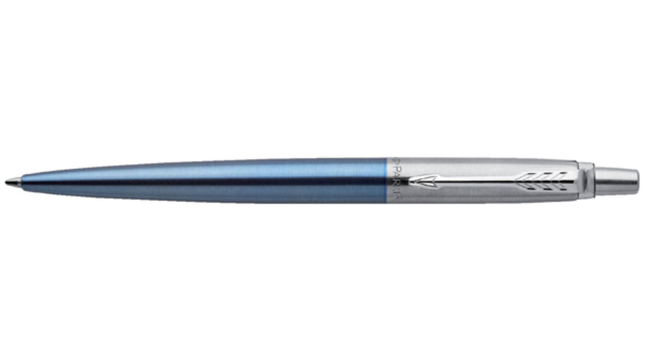 Balpen Parker Jotter Waterloo blue CT medium blister à 1 stuk