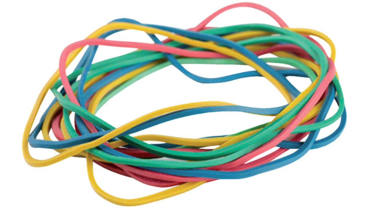 Elastiek Standard Rubber Bands 18 50gr 94 stuks assorti