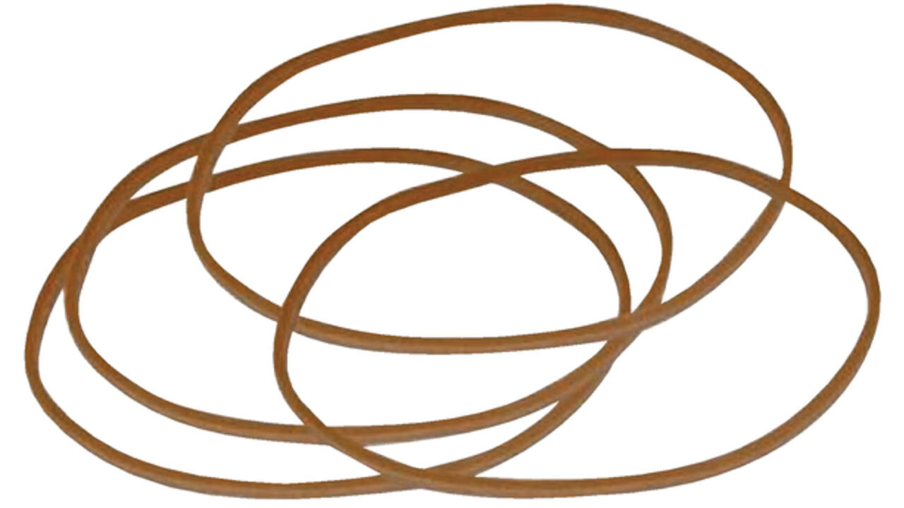 Elastiek Standard Rubber Bands 18 80x1.5mm 500gr 1660 stuks bruin