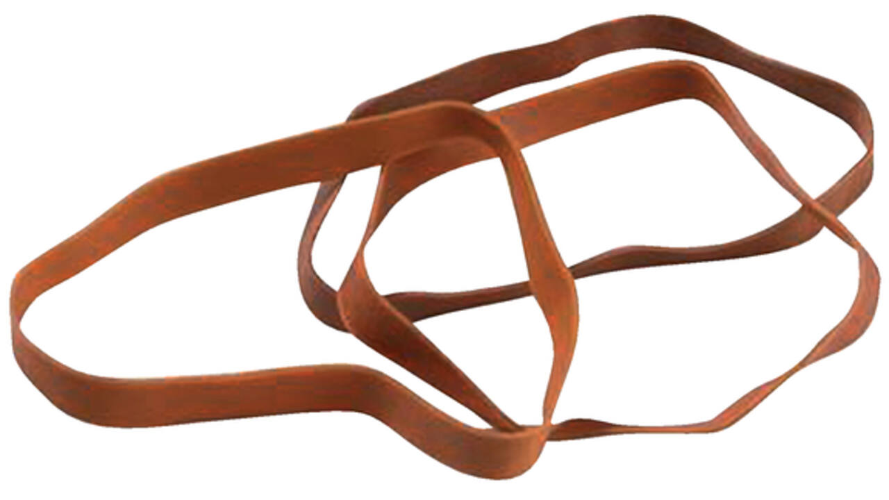 Elastiek Standard Rubber Bands 77 120x7.5mm 500gr 220 stuks bruin