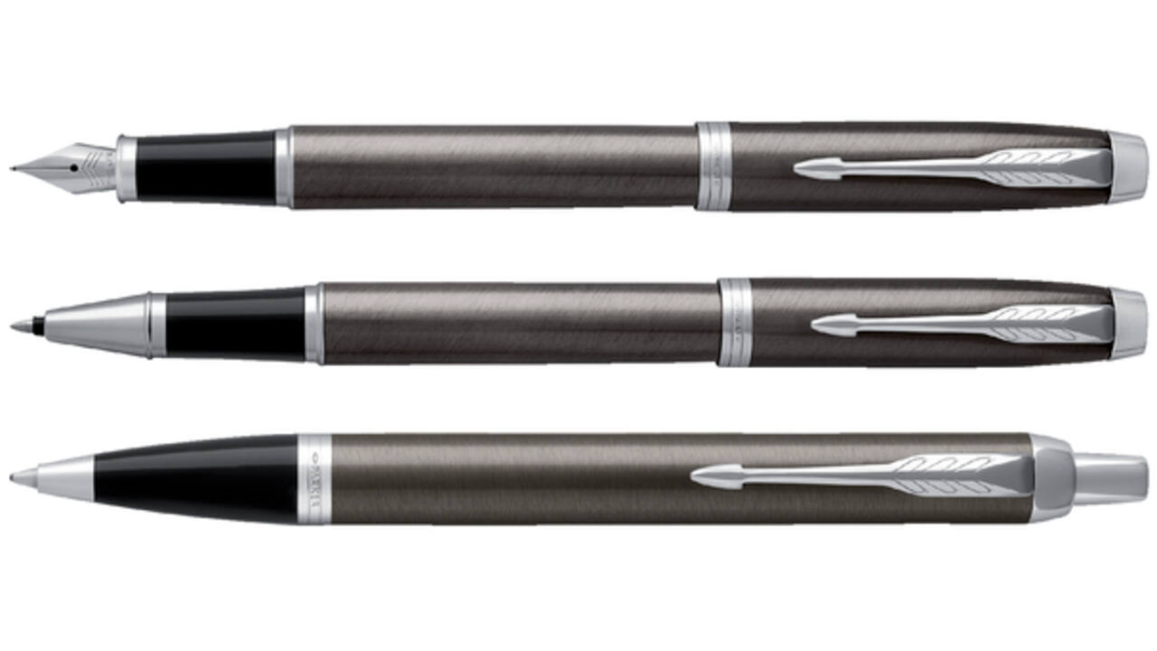 Rollerpen Parker IM dark espresso CT fijn