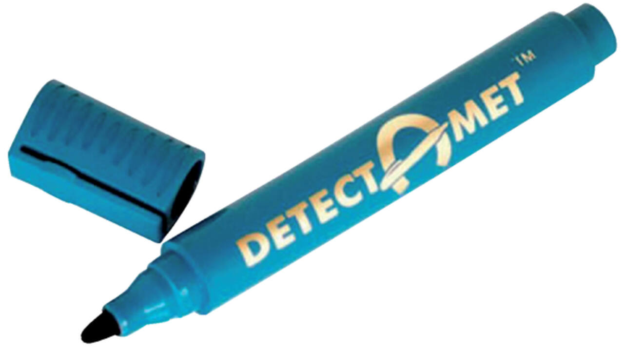 Viltstift detectie Detectamet whiteboard rond blauw