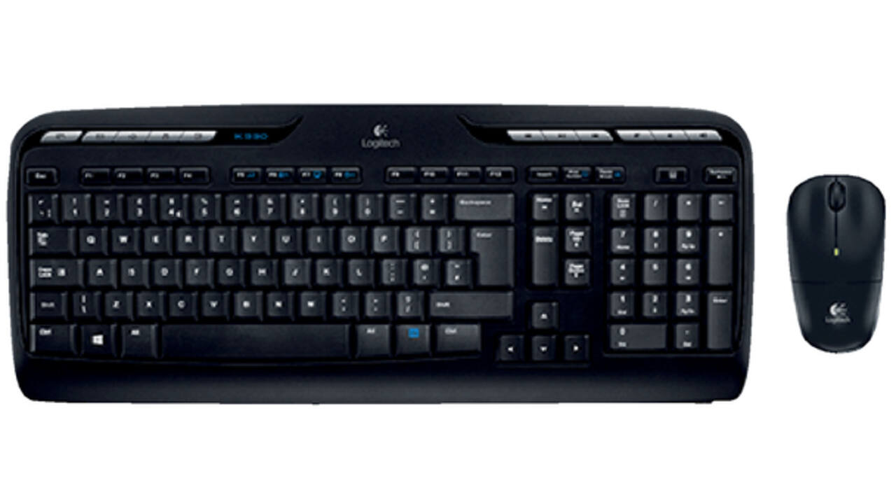 Toetsenbord Logitech MK330 Qwerty +muis zwart