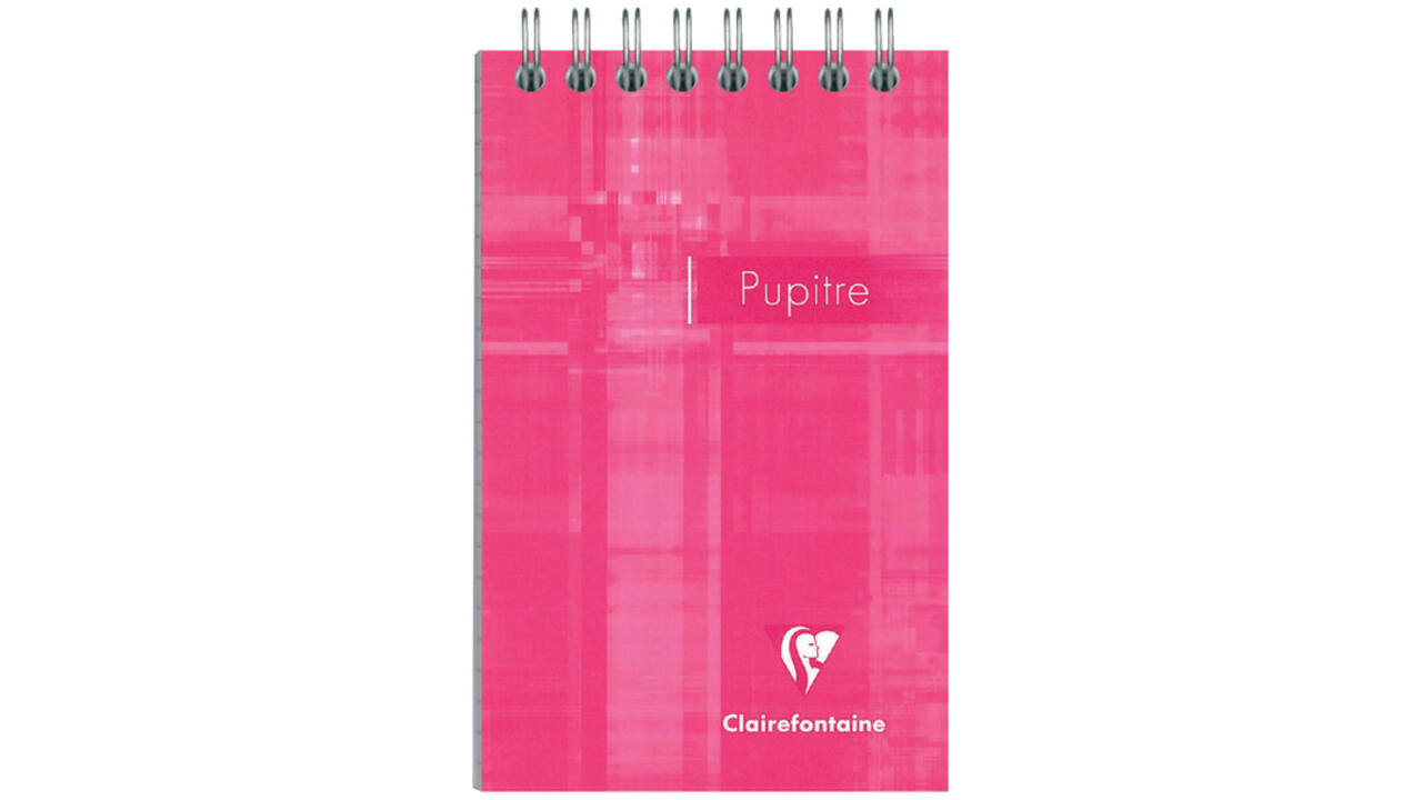 Notitieboek Clairefontaine Puptire 75x120mm spiraal lijn
