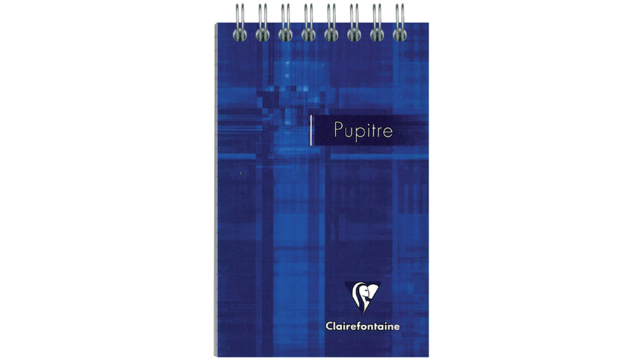 Notitieboek Clairefontaine Puptire 75x120mm spiraal lijn